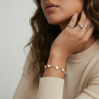 Baroque Pearl Layered Bracelet | Novaeli