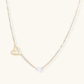 Pearl Heart Embrace Necklace | Novaeli