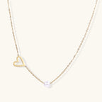 Pearl Heart Embrace Necklace | Novaeli