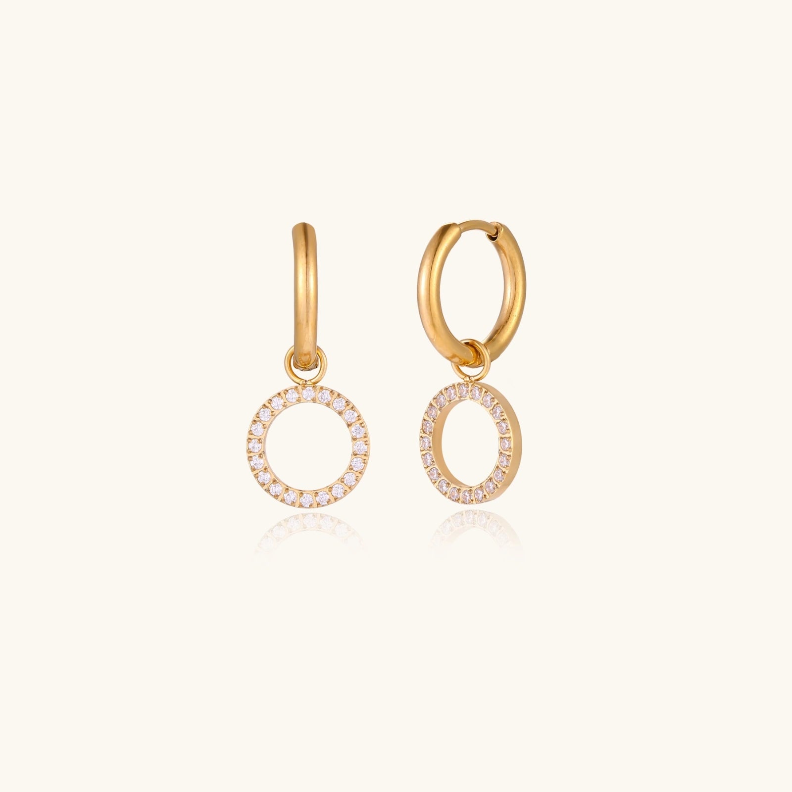 Halo Circle Hoops | Novaeli