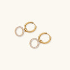 Halo Circle Hoops | Novaeli