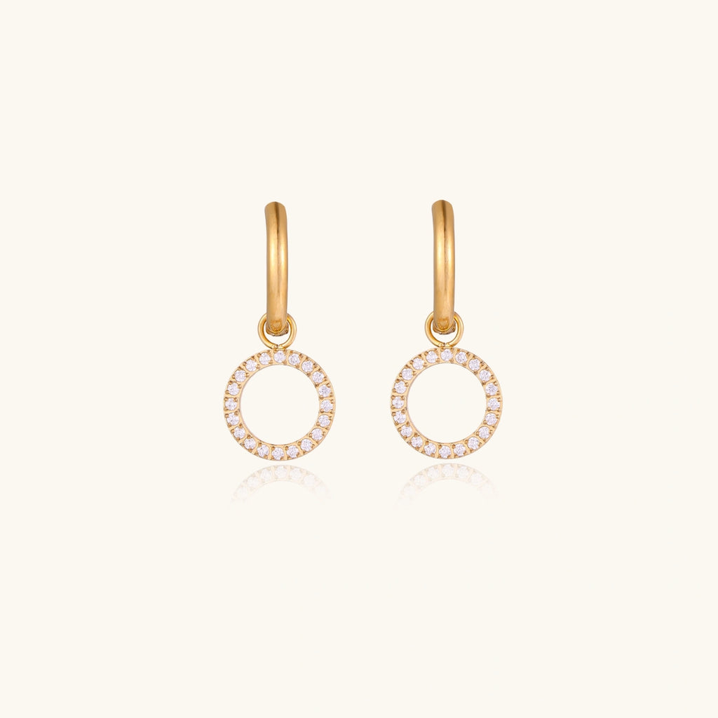 Halo Circle Hoops | Novaeli