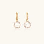 Halo Circle Hoops | Novaeli