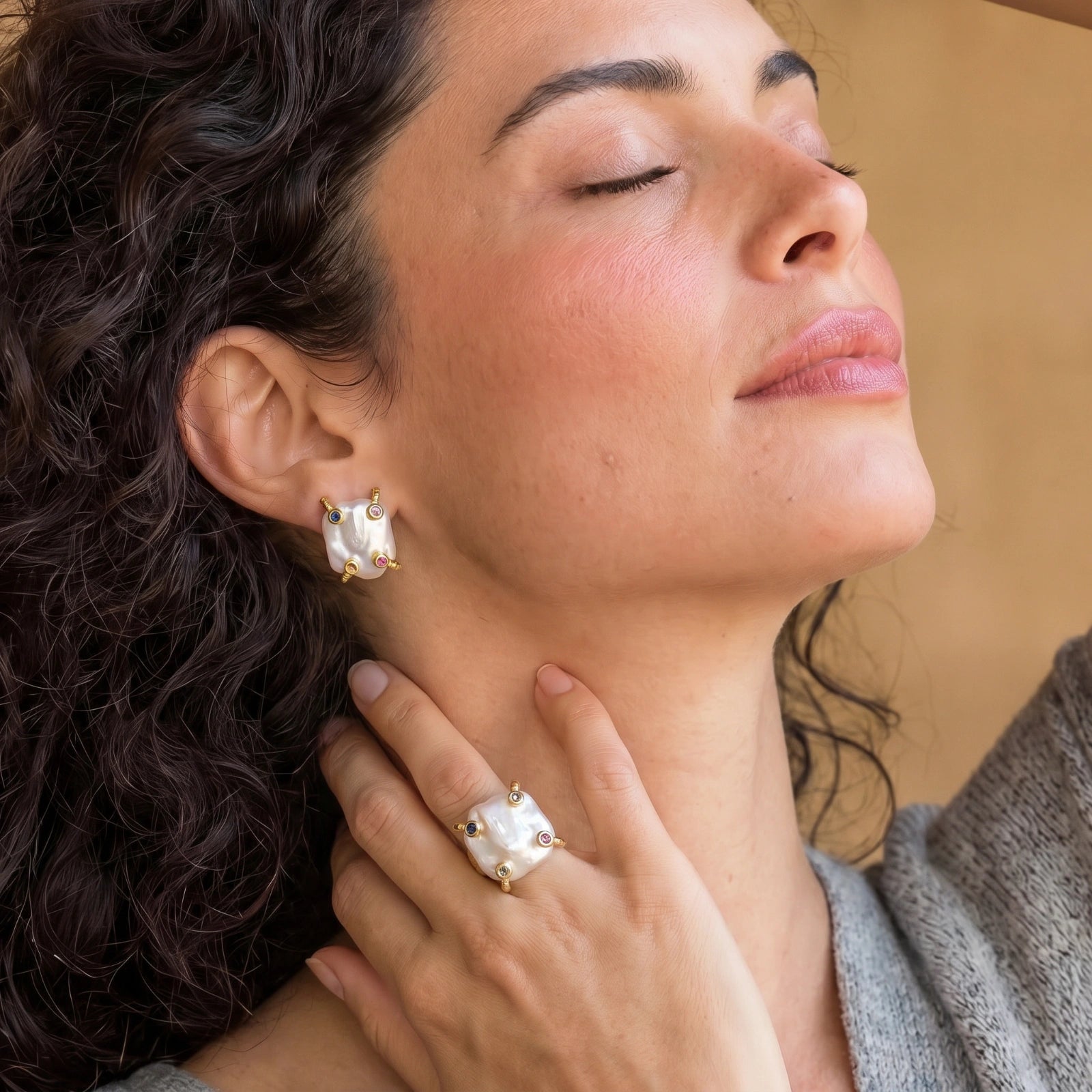 Baroque Pearl Statement Ring | Novaeli