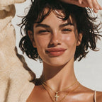 Divine Radiance Cross Necklace | Novaeli